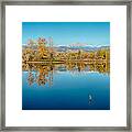 Autumn Colorado Twin Peaks Golden Ponds Reflections Framed Print