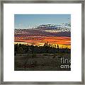 Autumn Evening Framed Print