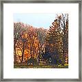 Autumn Farm With Harrow Framed Print
