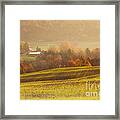 Autumn Fields Framed Print