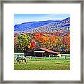 Autumn In Rural Virginia Framed Print