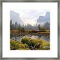 Autumn In Yosemite Valley Framed Print
