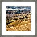 Autumn Landscape In The Mountain Framed Print