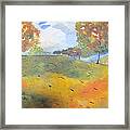 Autumn Leaves Panel 2 Of 2 Framed Print