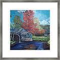 Autumn Mill Framed Print