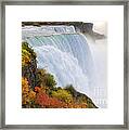 Autumn Niagara Falls Framed Print