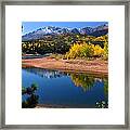 Autumn Reflections At Crystal Framed Print