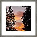 Autumn Sunset Framed Print
