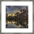 Autumn Sunset On West Brook Pond Framed Print