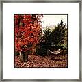 Autumn Up North, #love 🍂💛🍁 Framed Print