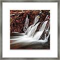 Autumn Waterfall Framed Print