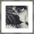 Autumn Woman Framed Print