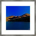 Autunno Tramonto Sul Lago - Autumn Lake Sunset Framed Print