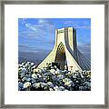 Azadi Tower In Tehran Framed Print