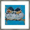 Baby Birds - Fledglings Framed Print