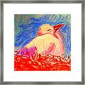 Baby Stork Framed Print