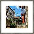 Backstreets Of Rovinj Ii Framed Print