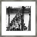Baghdad Katah Bridge, 1932 Framed Print