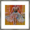 Ballerina In Repose Framed Print