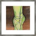 Ballet In Green Framed Print