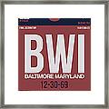 Baltimore Airport Poster 2 Framed Print