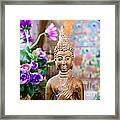 Bangkok Temple Buddha Framed Print