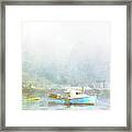 Bar Harbor Maine Foggy Morning Framed Print