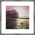 Barbados Sunset Framed Print