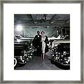 Barbara Mullen With Cars Framed Print