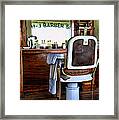 Barber - The Barber Shop Framed Print