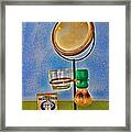 Barber - The Shaving Mirror Framed Print