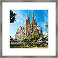 Barcelona - La Sagrada Familia Framed Print