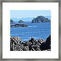 Barkley Sound And The Broken Island Group Ucluelet Bc Framed Print