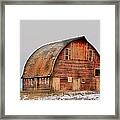 Barn On The Hill Framed Print