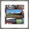 Baseball Collage Framed Print