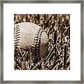 Baseball Nostalgia Series Number Four Framed Print