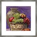 Basket Of Fruit Framed Print