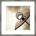 Basketball Hoop, Dramatic Sky Framed Print