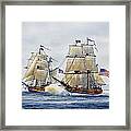 Battle Sail Framed Print