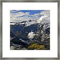 Bavarian Alps At Lake Konigssee Framed Print