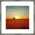 Baylands Sunset Framed Print
