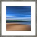 Beach Blur Framed Print