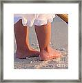 Beach Feet Framed Print