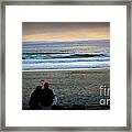 Beach Lovers Framed Print