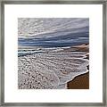 Beach Morning Square Framed Print
