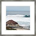 Beach Shack Framed Print