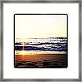 #beach #sunset 💜 Lajolla, Ca ~love Framed Print