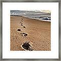 Beach Walk Framed Print