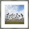 Beachtown Square Framed Print