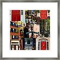 Beacon Hill  Windows Doors And More Framed Print